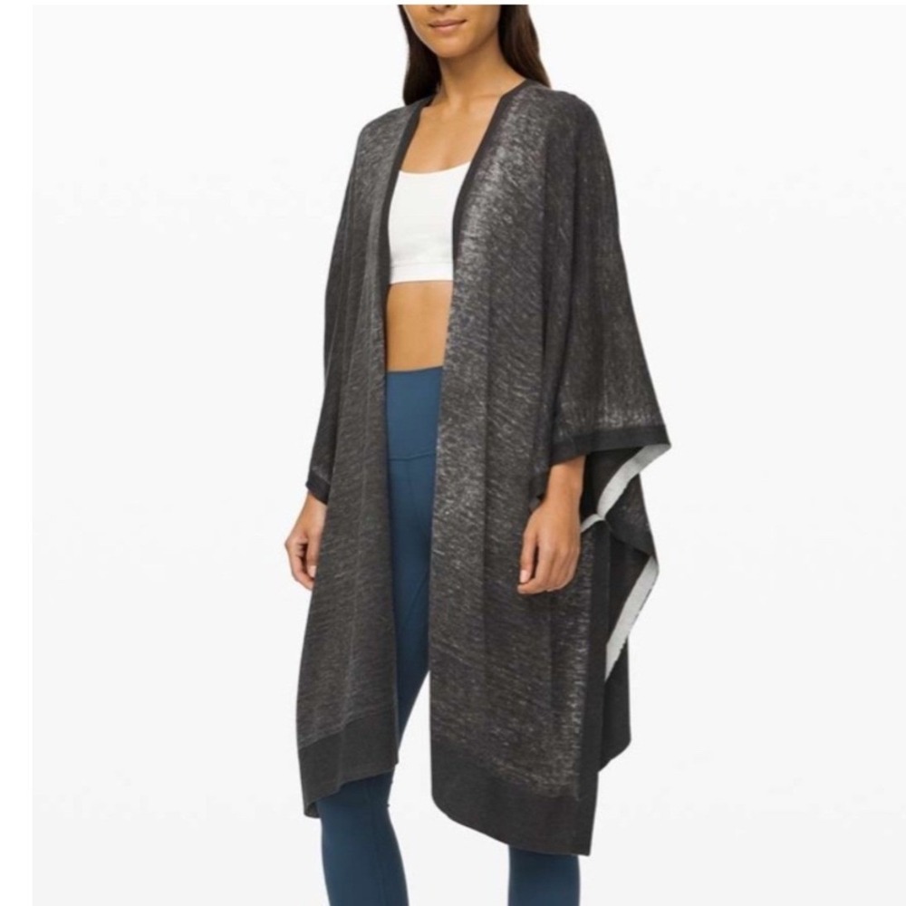 Lululemon Throw It On Cardigan Sweater‎ Grey OS